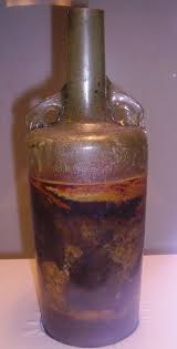 The world oldest unsealed bottle of wine remains sealed since the 4th century