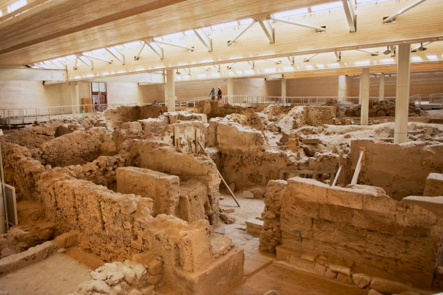 The Ancient buried City of Akrotiri