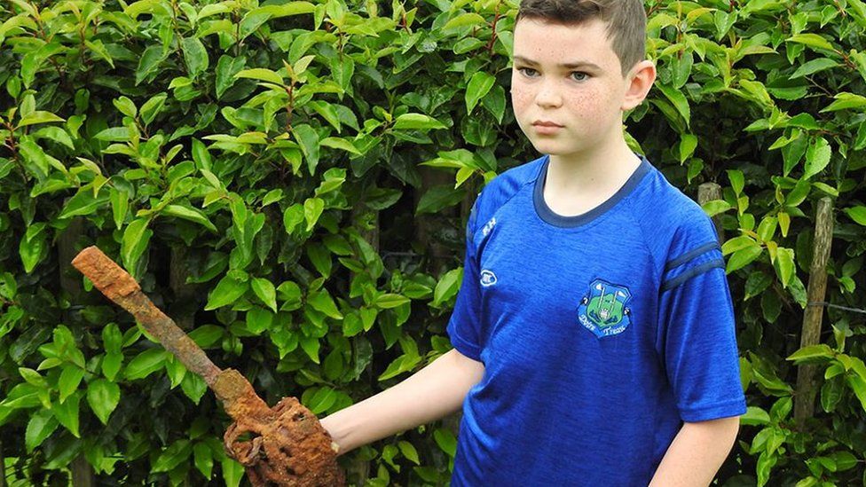 10-Year-Old Boy Finds Centuries-Old Sword in Northern Ireland