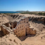 Ancient Roman bath complex discovered beneath sand dunes in Spain
