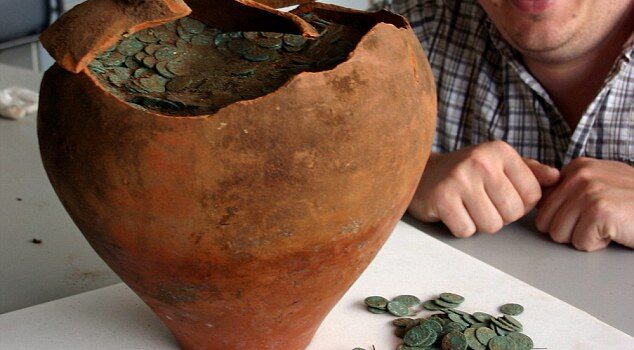 Hoard of Roman coins declared 'treasure' in Shrewsbury