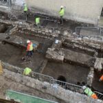 'Heart' of medieval town revealed by building work 'Heart' of medieval town revealed by building work