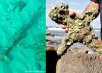 900-year-old sword dating back to the Crusades found at the bottom of the Mediterranean Sea
