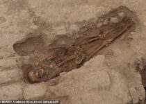 The human remains of 29 people buried as offerings in a pre-Inca temple were found at the Huaca Santa Rosa de Pucalá excavation site