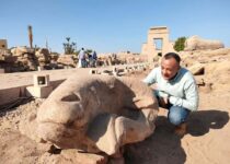 New stone ram heads unearthed in Luxor, Egypt
