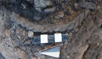 A 4,500-year-old rope remains were discovered at Turkey’s Seyitömer mound