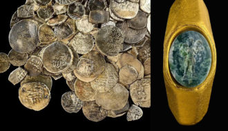 1,700-year-old coins, Jesus ‘Good Shepherd’ ring, found in shipwrecks off Caesarea