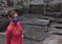 Archaeologists uncovered an Aztec altar with human ashes in Mexico City