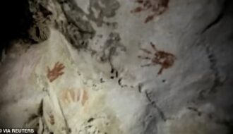 1,200-year-old handprints on cave wall 'are from mysterious Mayan ritual