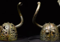 3,000-year-old Bronze Age Horned Helmets Unearthed From Danish Bog