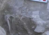 Skeletons of a young man and a dog killed by a TSUNAMI in 1600 BC were discovered in Turkey by archaeologists