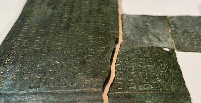 1,898-Year-Old Bronze Military Diploma Found In Ancient City Of Perrhe In SE Turkey