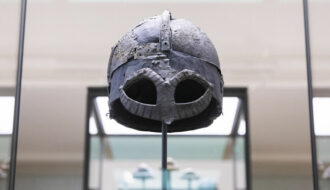 Did this Viking helmet belong to a Norwegian warrior who served rulers in the East?
