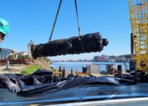 A dozen more Revolutionary War-era cannons have been found and raised from the Savannah River