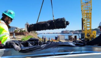 A dozen more Revolutionary War-era cannons have been found and raised from the Savannah River