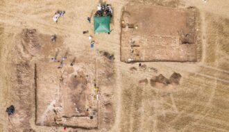 Extraordinary Roman mosaic and villa discovered beneath farmer's field in Rutland, UK