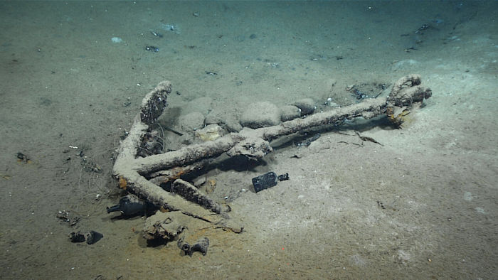 1836 shipwreck site of brig Industry in the Gulf of Mexico by the NOAA