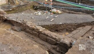 A Roman bridge from the Republican era was discovered on Via Tiburtina