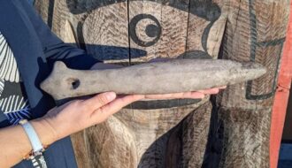 Rare and Ancient War Club Found in Backyard in Canada