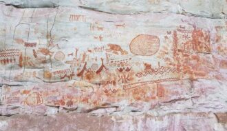 12,000-Year-Old rock art may depict extinct giants of the ice age