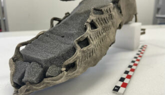 Stunning Roman-looking sandal found deep in the snow in the Norwegian mountains