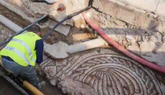‘Theodoric the Great’ villa mosaic found near Verona in Italy