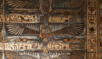 Egyptian-German archaeological mission restoring Esna Temple succeeds in revealing dazzling inscriptions, reliefs