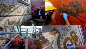 Pompeii shrine found perfectly preserved in volcanic ash 2,000 years after city was destroyed