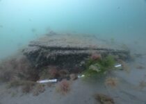 Underwater archaeologists uncover rudder from the first HMS Invincible