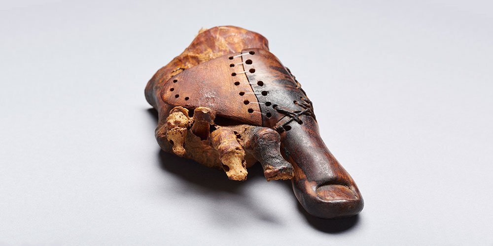 3,000-Year-Old Egyptian Artificial Wooden Toe In New Light 2 Artificial Wooden Toe